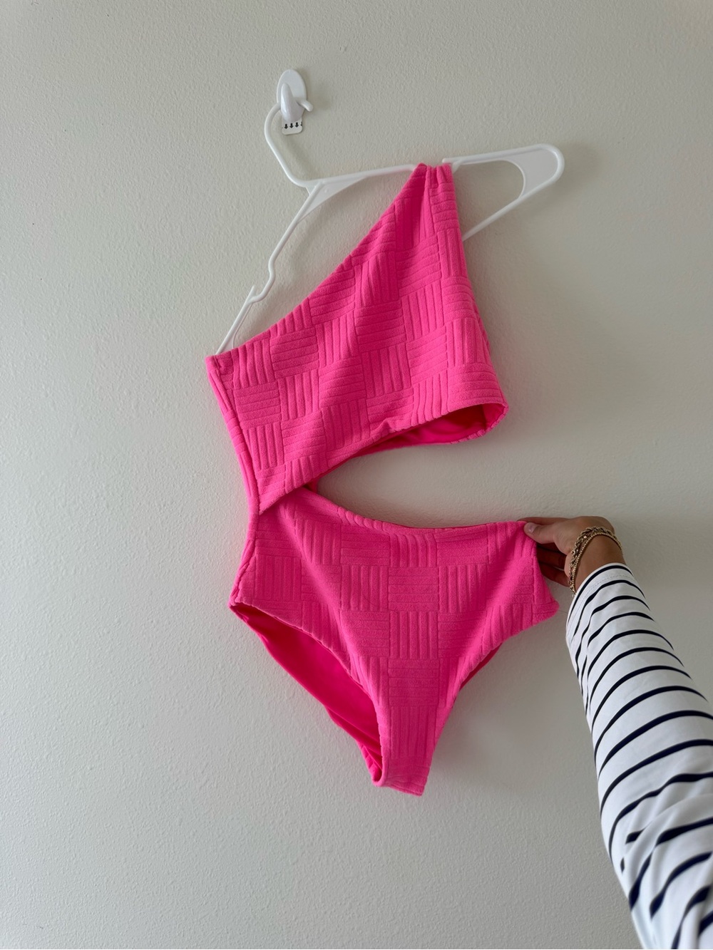 Beach Riot Celine one-shoulder one piece swimsuit size small